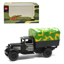 Транспорт і спецтехніка - Військова вантажівка інерційна зелена MiC (J1985) (185127)