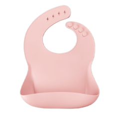 Дитячий посуд та аксесуари - Нагрудник MinikOiOi Basics Pinky Pink (101020052)