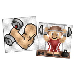 Мозаїка - Алмазна мозаїка на стікері Ідейка Спорт Силач 9 х 9 см (AMS1126) Мозаїка - Алмазна мозаїка на стікері Ідейка Спорт Силач 9 х 9 см (AMS1126)