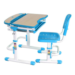 Дитячі меблі - Комплект парти та стільця для школяра FunDesk Sorrico 705 x 545 x 540-760 мм Blue (118722327)