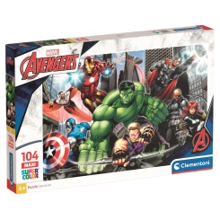 Пазлы - Пазл Clementoni Maxi The Avangers 104 элемента (23688) Пазлы - Пазл Clementoni Maxi The Avangers 104 элемента (23688)