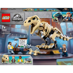 Конструкторы LEGO - Конструктор LEGO Jurassic World Выставочный скелет тираннозавра (76940)