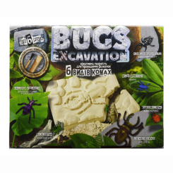 Научные игры, фокусы и опыты - Набор для проведения раскопок Danko toys Bugs excavation Жуки (BEX-01-06U)