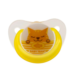 Товари для догляду - Пустушка Baby Team Ортодонтична котик (3200)
