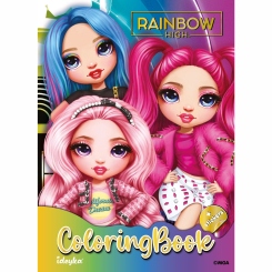 Раскраски и активитибуки (2-6 лет) - Розмальовка Ідейка The creative Rainbow (LCB12)