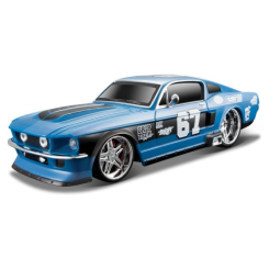 Автомодели - Автомодель Maisto Ford mustang GT 1967 синяя 1:23 (81220/7)