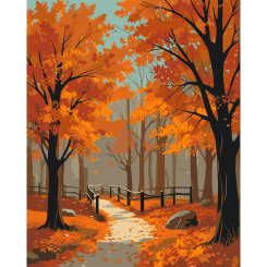 Товары для рисования - Картина по номерам Art Craft Осенний лес 40 х 50 см (11055-AC)