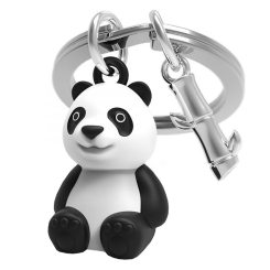 Брелоки - Брелок Metalmorphose Panda and Bamboo Leaf (8000020290976)