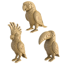 3D-пазлы - 3D пазл Cartonic Tropical birds trio (CARTTRIOBIRDS)