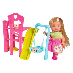 Куклы - Кукольный набор Steffi & Evi Love Парк развлечений для животных (5733074)
