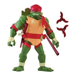 Фигурки персонажей - Фигурка TMNT Эволюция черепашек-ниндзя Рафаэль с боевым панцирем 27 см (81458)
