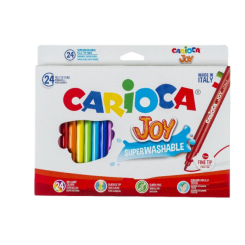 Канцтовары - Набор фломастеров Carioca Joy 24 цвета (40615) Канцтовары - Набор фломастеров Carioca Joy 24 цвета (40615)