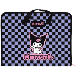 Канцтовары - Папка-портфель Kite Kuromi на молнии A4 (HK25-202-2)