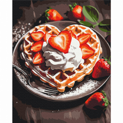 Товари для малювання - Картина за номерами Brushme Солодкий десерт (BS53878)