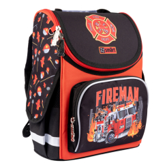 Рюкзаки и сумки - Рюкзак школьный каркасный Smart PG-11 Fireman (559015)