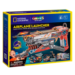 3D-пазли - Набір для моделювання CubicFun STEM Пускова установка для літаків (DS1091h)