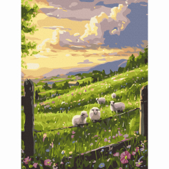 Товари для малювання - Картина за номерами Brushme Весняна галявина 30х40 см (RBS54293)