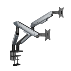 Меблі для геймерів - Настільне кріплення для двох моніторів Anda Seat Stealth PRO II Duo 17''-42'' Titanium (AD-W-A9-2S-BT)