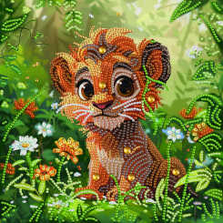 Мозаїка - Алмазна мозаїка Brushme Левеня (BH012) Мозаїка - Алмазна мозаїка Brushme Левеня (BH012)