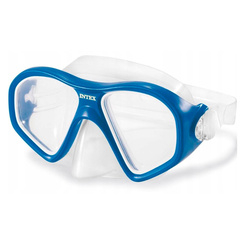 Для пляжа и плавания - Маска для плавания Intex Aquaflow Sport синяя (55977/1)