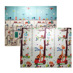 Розвивальні килимки - Дитячий Термокилимок складаний Bambi 33502 195х148 см Транспорт (62545s75167)