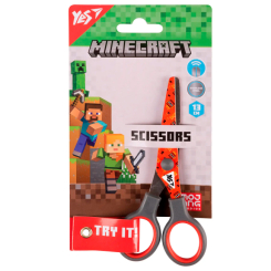 Канцтовары - Ножницы Yes Minecraft красные 13 см (480424)