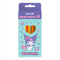 Канцтовары - Карандаши цветные Kite Kuromi двухсторонние 12 цветов (HK25-054-2) Канцтовары - Карандаши цветные Kite Kuromi двухсторонние 12 цветов (HK25-054-2)