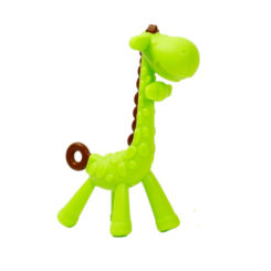 Брязкальця, прорізувачі - Прорізувач Lindo Жираф зелений (4890212003304)