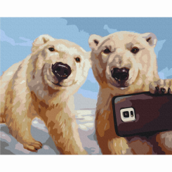 Товари для малювання - Картина за номерами Brushme Полярограм (BS53479)