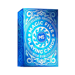 Наукові ігри, фокуси та досліди - Набір для фокусів Magic Five Гральні карти Blue deck (MF004)