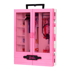 Мебель и домики - Игровой набор Barbie Шкаф розовый (GBK11)
