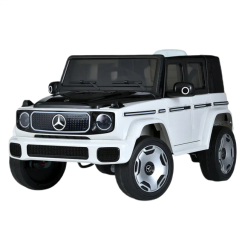 Електромобілі - Електромобіль Bambi Racer Mercedes чорно-білий (JJ2088EBLR-1-2(4WD)