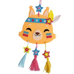 Наборы для творчества - Набор для творчества Apli Krapli Сшей сам подвес на стену из фетра Белочка (2222438691010)