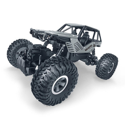 Радіокеровані моделі - Машинка Sulong Toys Off road Crawler Rock на радіокеруванні 1:18 срібляста (SL-111S)