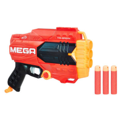 Помповое оружие - Бластер игрушечный Nerf Mega Tri-Break (E0103)