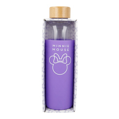 Пляшки для води - Пляшка для води Stor Disney Мінні Маус 585 мл скляна (Stor-00255)