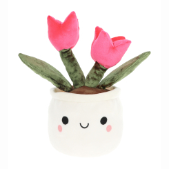 Персонажі мультфільмів - М'яка іграшка Keel toys Квітка в горщику Тюльпан 30 см (SF3425/1) 