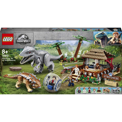 Конструкторы LEGO - Конструктор LEGO Jurassic World Индоминус-рекс против анкилозавра (75941)
