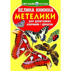 Дитячі книги - Книжка «Велика книга Метелики» українською (9789669367754)