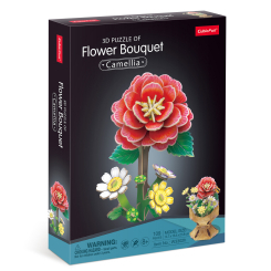 3D-пазлы - Трехмерный пазл CubicFun Букет цветов Камелия (W3302h)