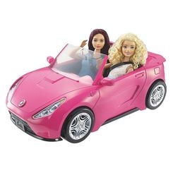 Транспорт и питомцы - Машинка Barbie Блестящий кабриолет (DVX59)