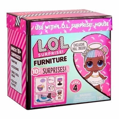 Куклы - Набор-сюрприз LOL Surprise Furniture Леди-Сахар с тележкой сладостей (572626)