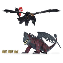 Фигурки персонажей - Набор игрушек Dragons Беззубик против Красной Смерти (SM66608)