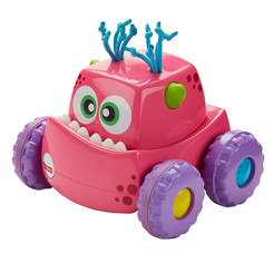 Машинки для малюків - Машинка-монстрик Fisher-Price Натискай і запускай рожева (DRG16/DRG14)