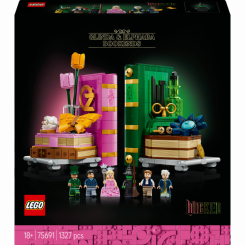 Конструктори LEGO - Конструктор LEGO Wicked Підставки для книг «Ґлінда та Ельфаба» (75691)