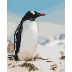 Товары для рисования - Картина по номерам Brushme Главный сосед украинских полярников Сергей Глотов 40 х 50 см (BS54260)