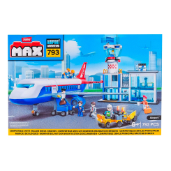 Конструктори з унікальними деталями - Конструктор MAX City Аеропорт 793 деталей (83167)