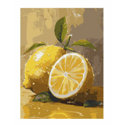 Товары для рисования - Картина по номерам Strateg Лимонное настроение (4823113897437)