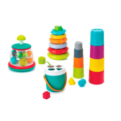 Развивающие игрушки - Игровой набор Infantino Собери, сортируй, вращай 3 в 1 (315193)