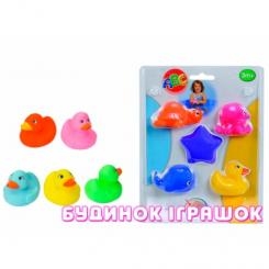 Іграшки для ванни - Ігровий набір водоплавних тварин; 5 см: в асорт. Simba (4010371)